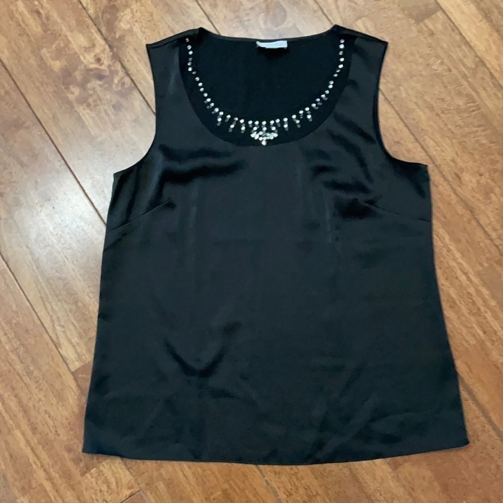 Tahari Top with stone detail​​​​​​​​​​​​​